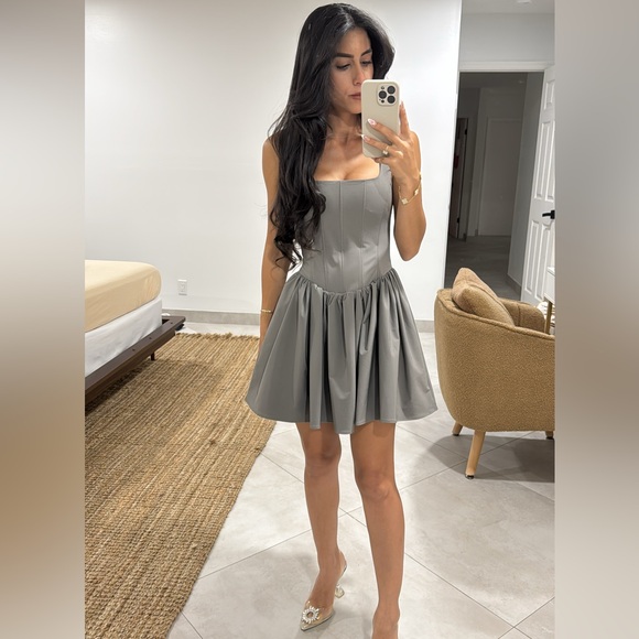 Zara Dresses & Skirts - Elegant Gray Women's Dress